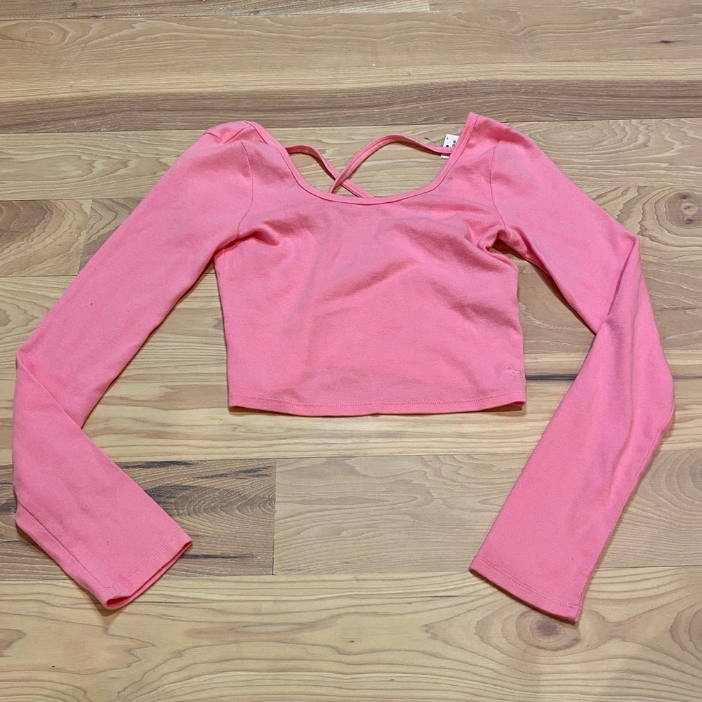 Abercrombie & Fitch Pink Crop top Size XS
